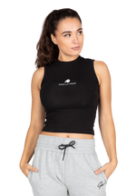 Livonia Crop Top | Black