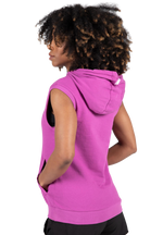 Virginia Sleeveless Hoodie | Pink