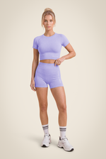 Selah Seamless Crop Top | Lilac