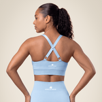 Selah Seamless Sports Bra | Light Blue