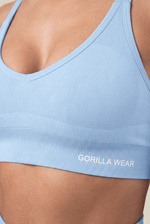 Selah Seamless Sports Bra | Light Blue