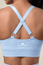 Selah Seamless Sports Bra | Light Blue