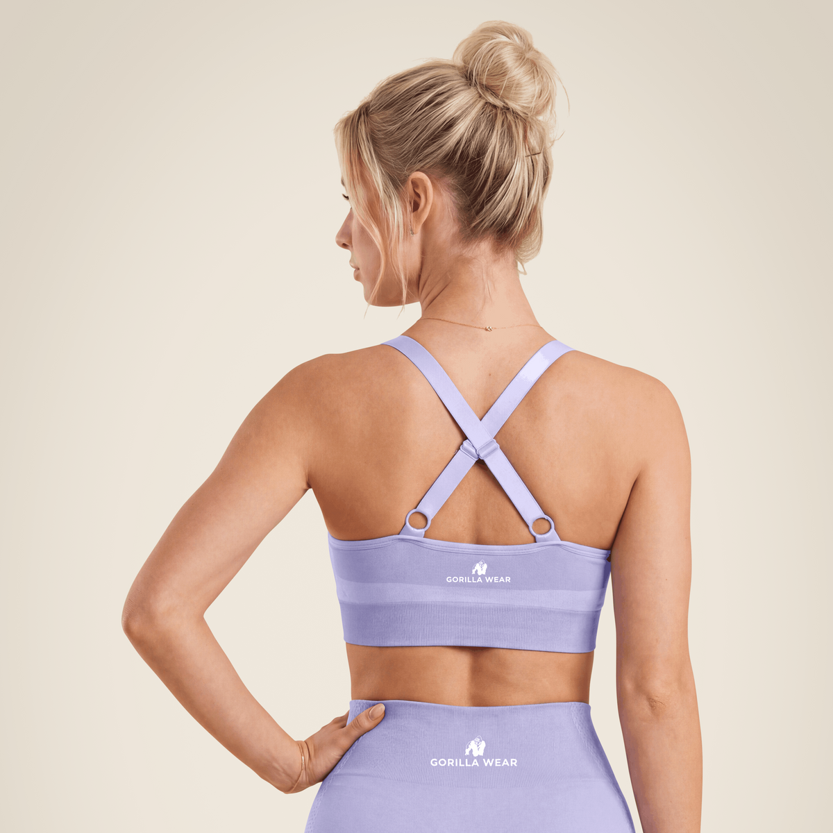 Selah Seamless Sports Bra | Lilac