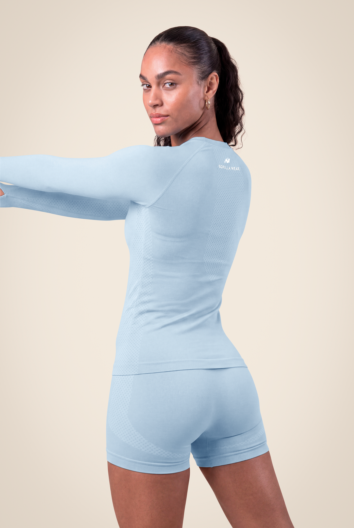 Selah Seamless Long Sleeve | Light Blue