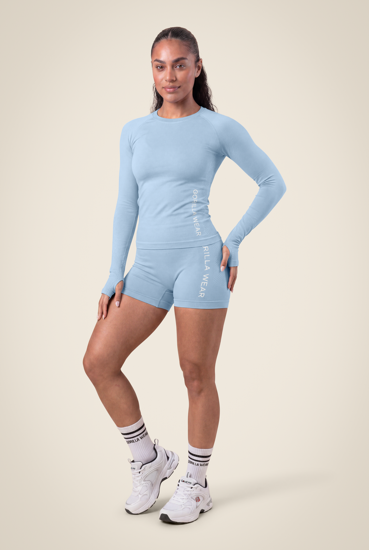 Selah Seamless Long Sleeve | Light Blue