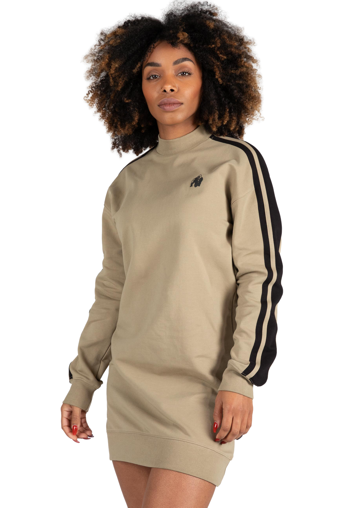 Isabella Sweatshirt Dress | Beige