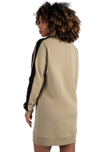 Isabella Sweatshirt Dress | Beige