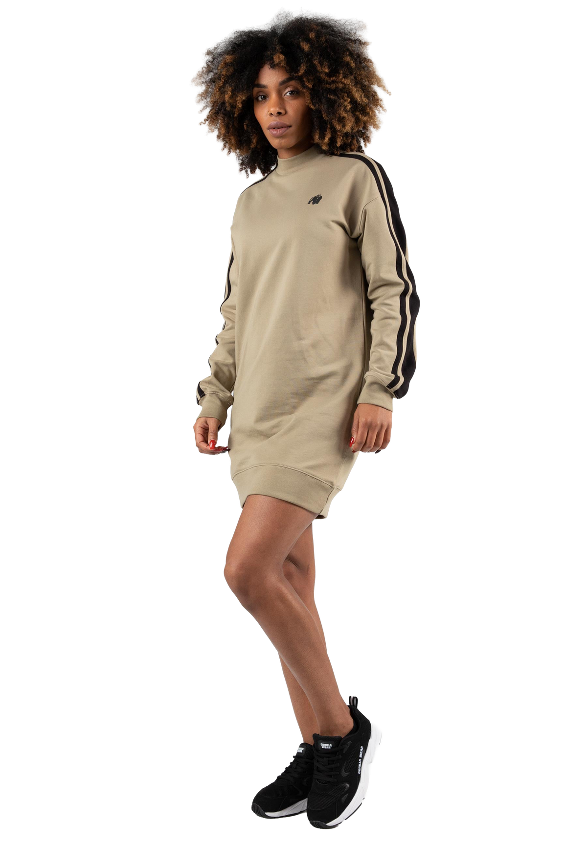 Isabella Sweatshirt Dress | Beige