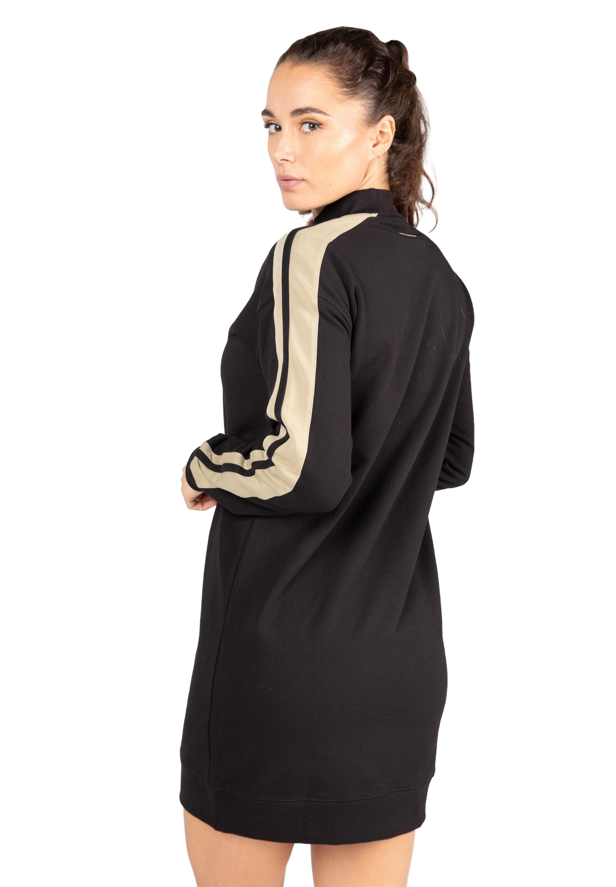 Isabella Sweatshirt Dress | Black