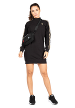 Isabella Sweatshirt Dress | Black