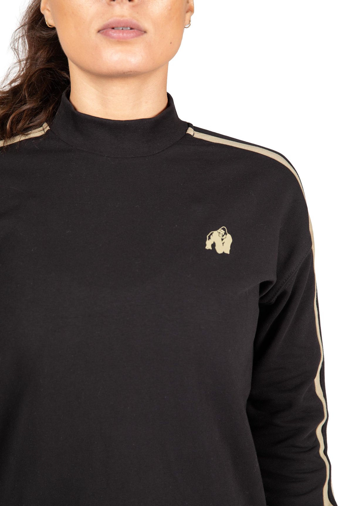 Isabella Sweatshirt Dress | Black