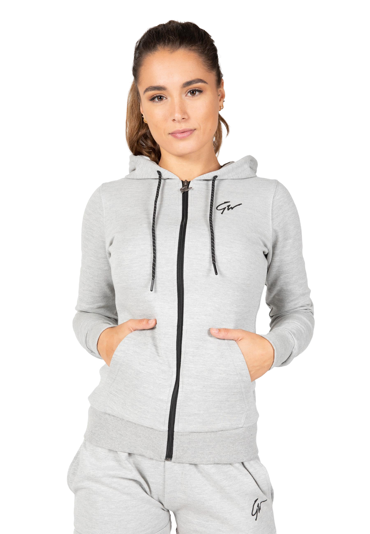 Pixley Zipped Hoodie | Gray