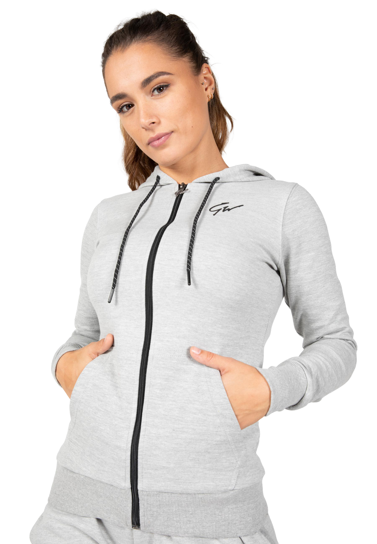 Pixley Zipped Hoodie | Gray