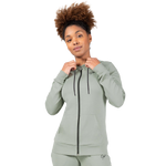 Pixley Zipped Hoodie | Light Green