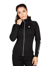 Marion Zipped Hoodie | Black