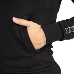 Marion Zipped Hoodie | Black