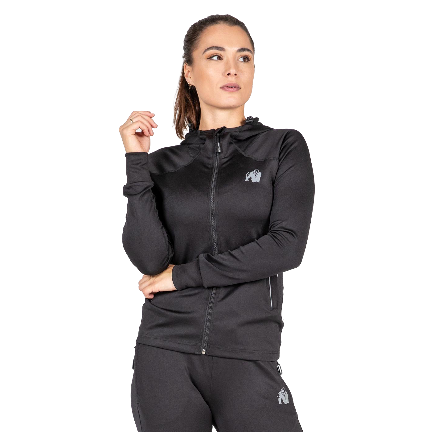 Halsey Track Jacket | Black