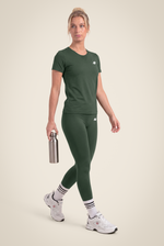Neiro Seamless Leggings | Army Green