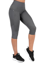 Monroe Cropped Leggings | Gray
