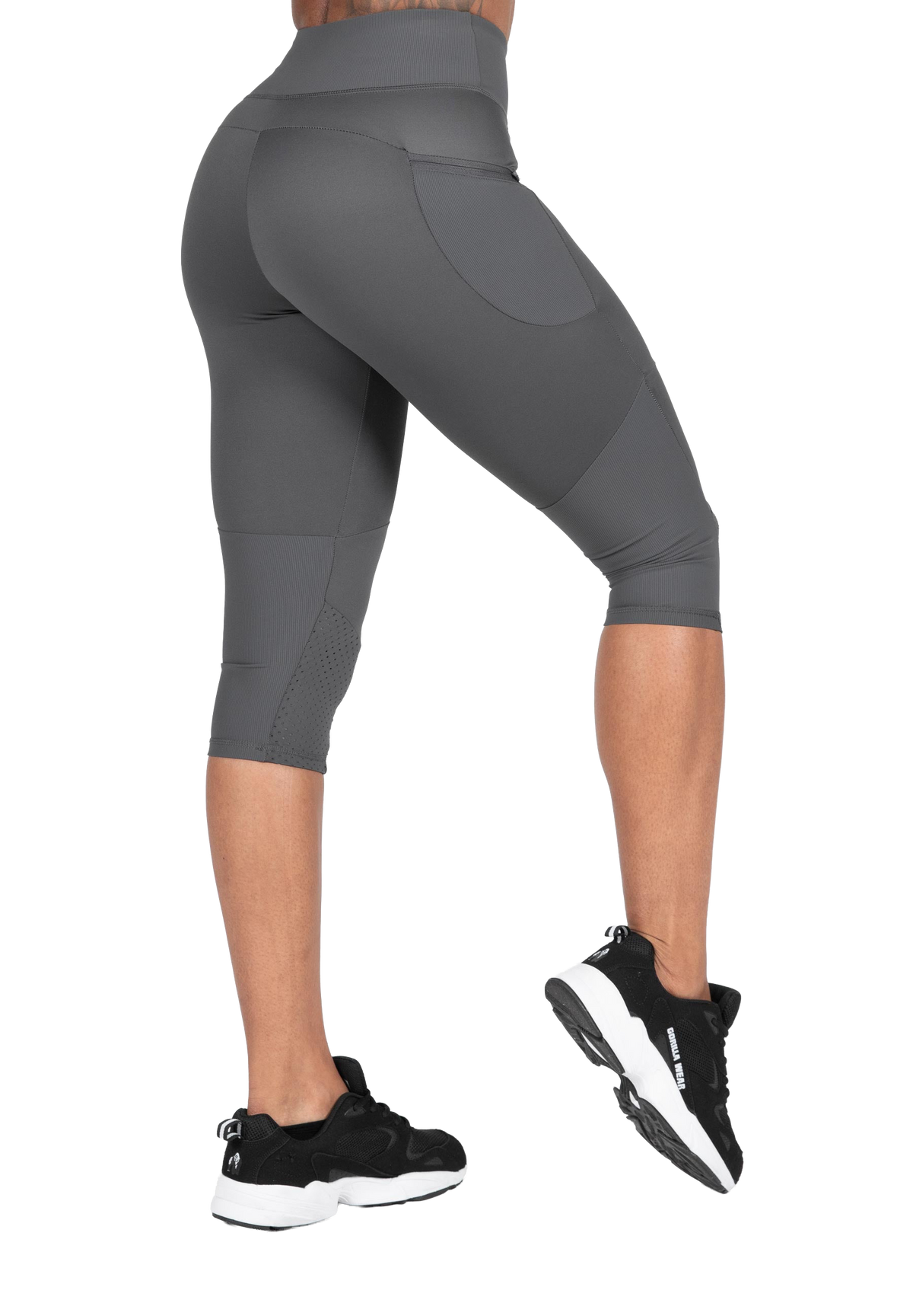 Monroe Cropped Leggings | Gray