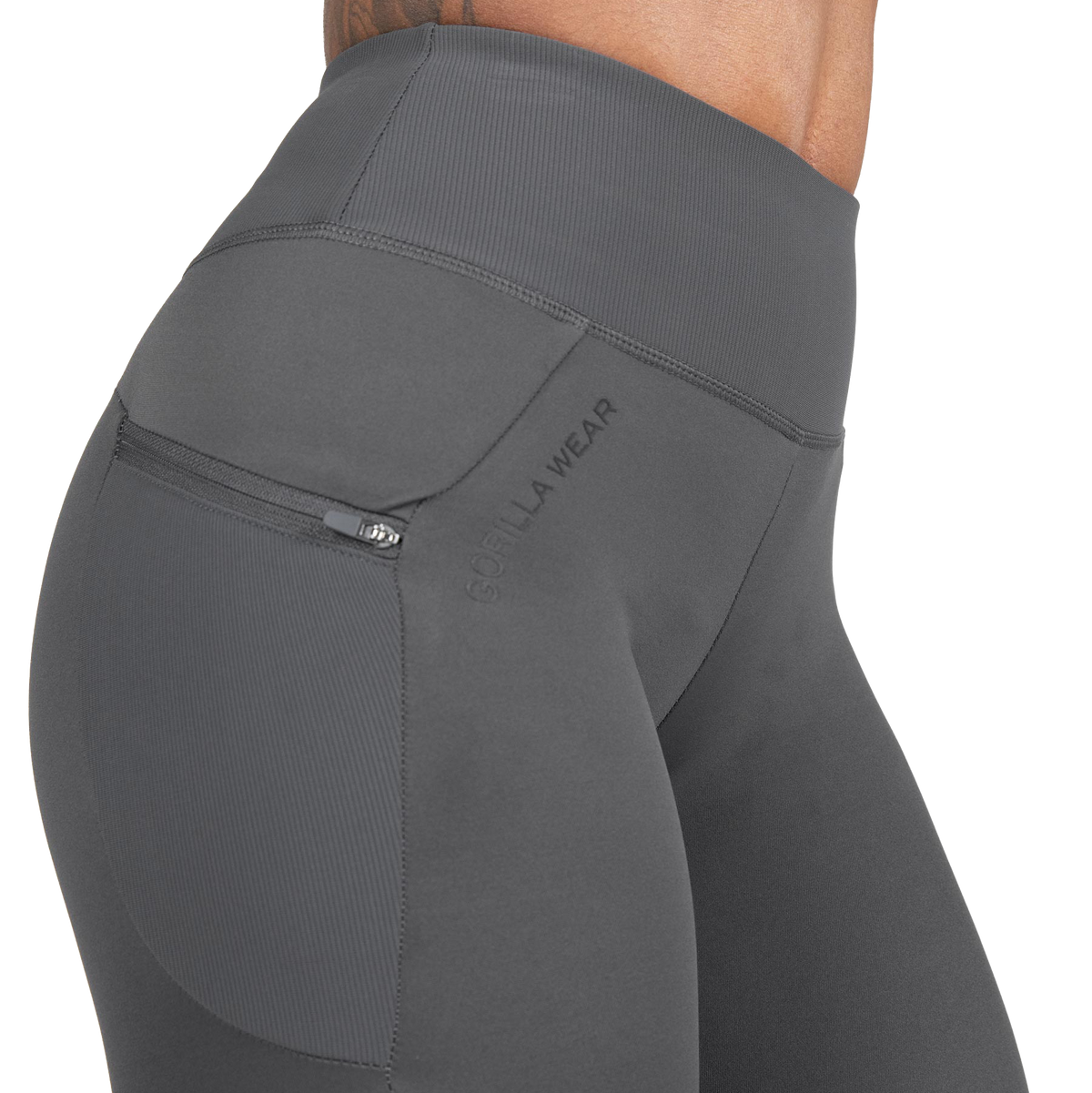 Monroe Cropped Leggings | Gray
