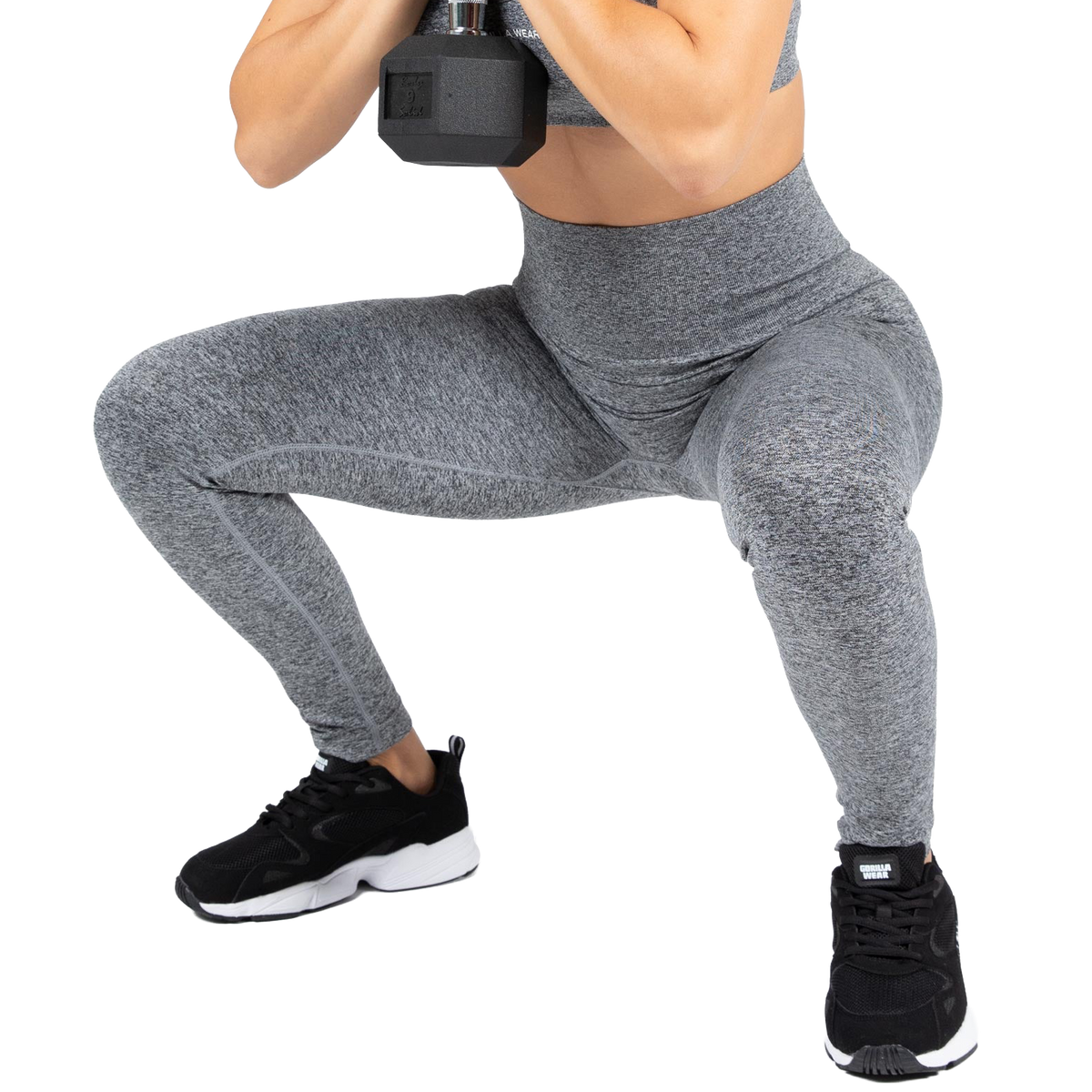 Quincy Seamless Leggings | Gray Melange