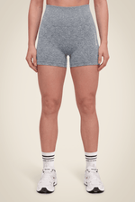 Quincy Seamless Shorts | Gray Melange