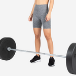 Quincy Seamless Cycling Shorts | Gray Melange