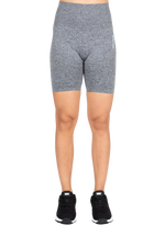 Quincy Seamless Cycling Shorts | Gray Melange