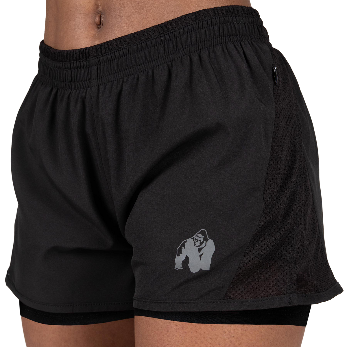 Portland 2-In-1 Shorts | Black