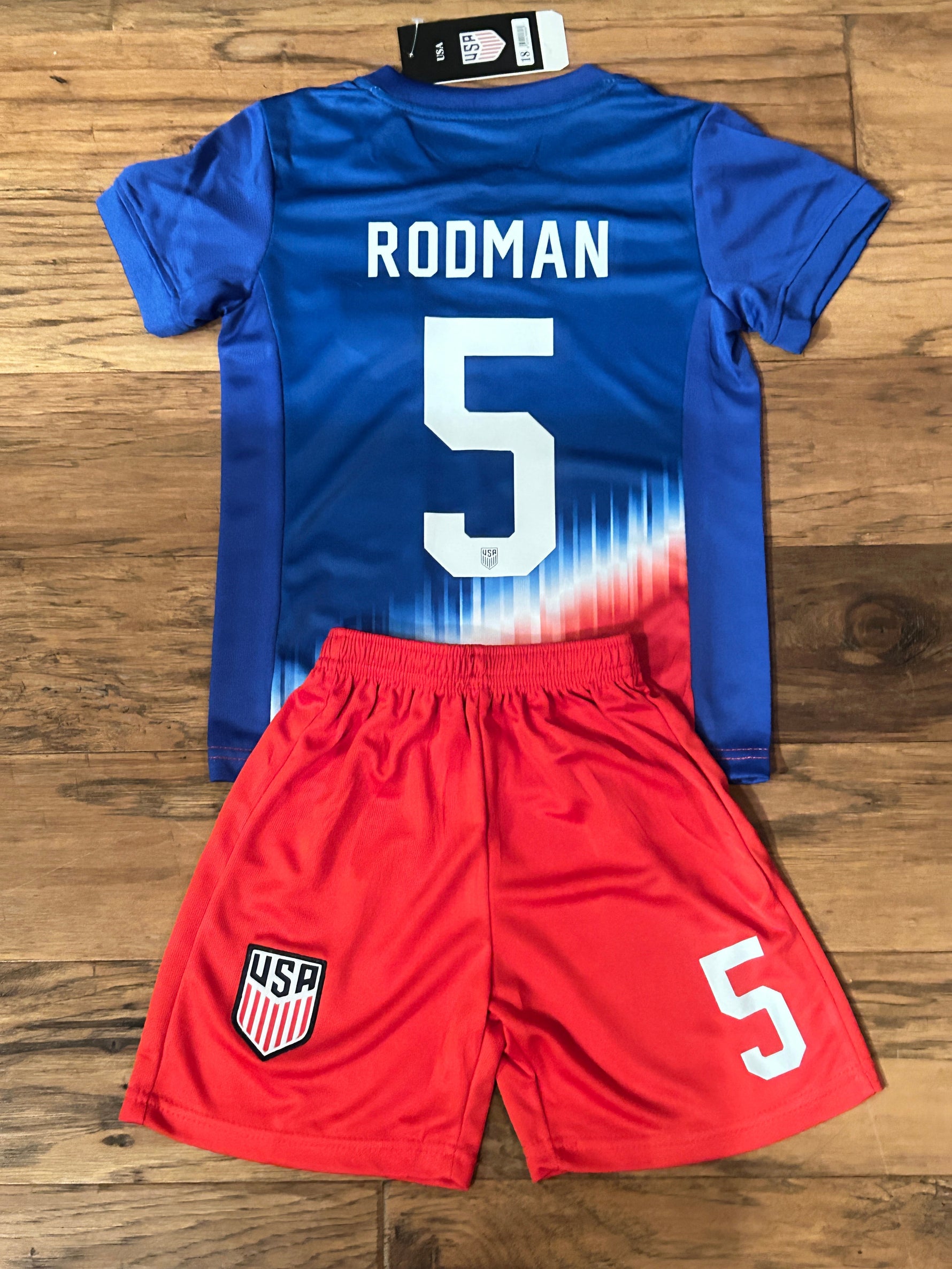 Trinity Rodman USA Kids Soccer Jersey Set | Toddler & Youth Sizing