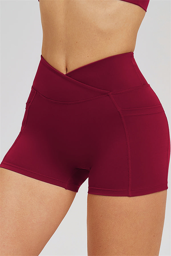 The Sizzle Zip Jacket Sports Bra Shorts | 3-Piece Set