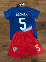 Trinity Rodman USA Kids Soccer Jersey Set | Toddler & Youth Sizing