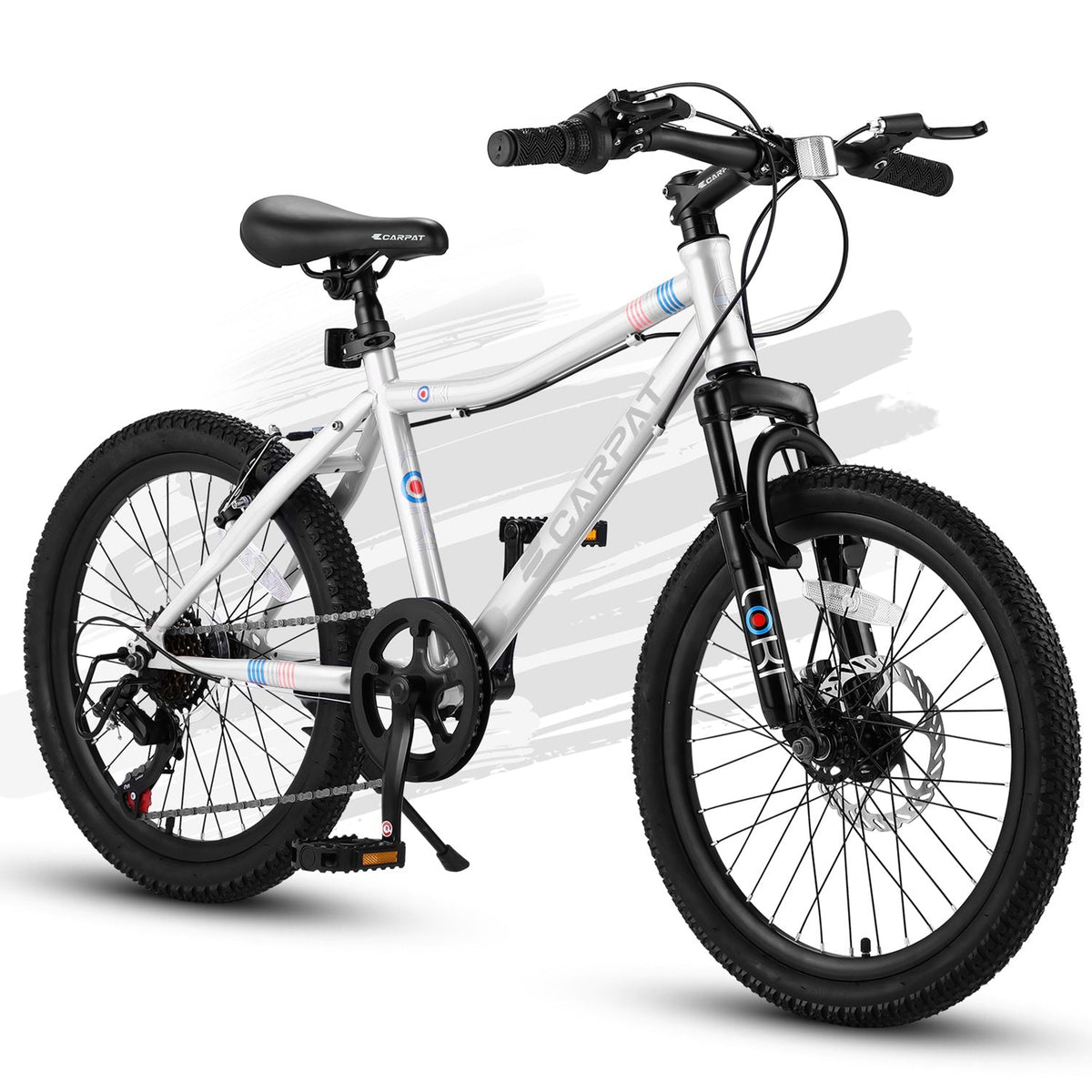 Kids Mountain Bike 20” | 7-Speed with Front Suspension