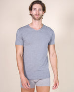 BASIC COTTON Free Spirit Premium Quality Cotton Men's V - Neck T-Shir | Proudly Made in Italy (985)