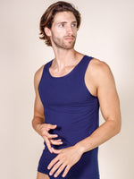 BASIC COTTON Free Spirit Premium Quality Cotton Men's Muscle Tank Top | Proudly Made in Italy (987)