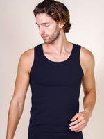 BASIC COTTON Free Spirit Premium Quality Cotton Men's Muscle Tank Top | Proudly Made in Italy (987)