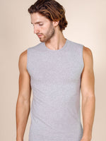 BASIC COTTON Free Spirit Premium Quality Cotton Men's Sleeveless Tank Top | Proudly Made in Italy (988)