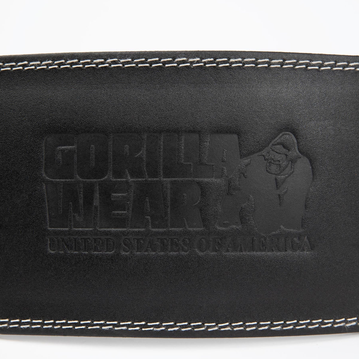 GW 6" Padded Leather Lifting Belt | Black/Black