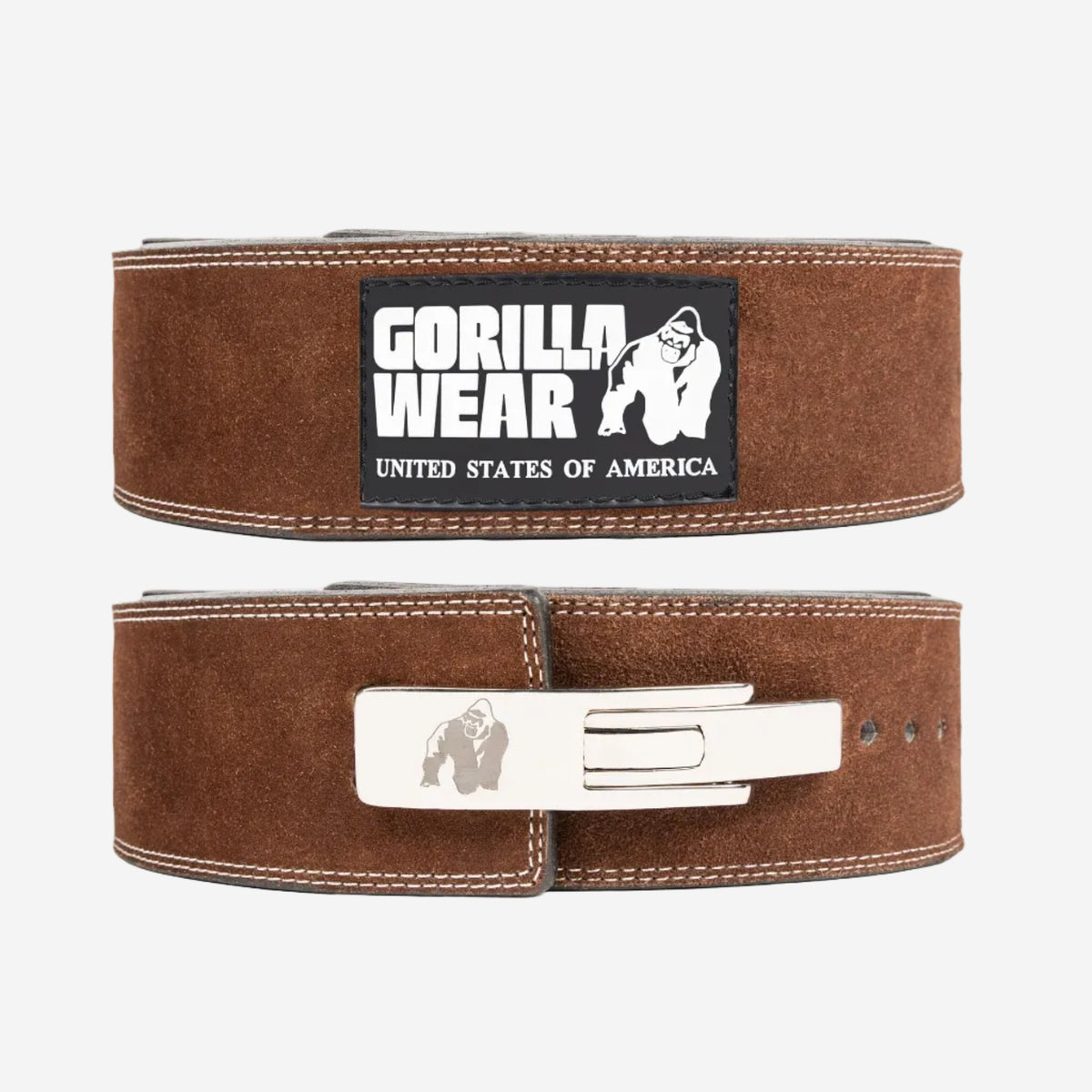 GW 4-inch Leather Lever Belt | Brown