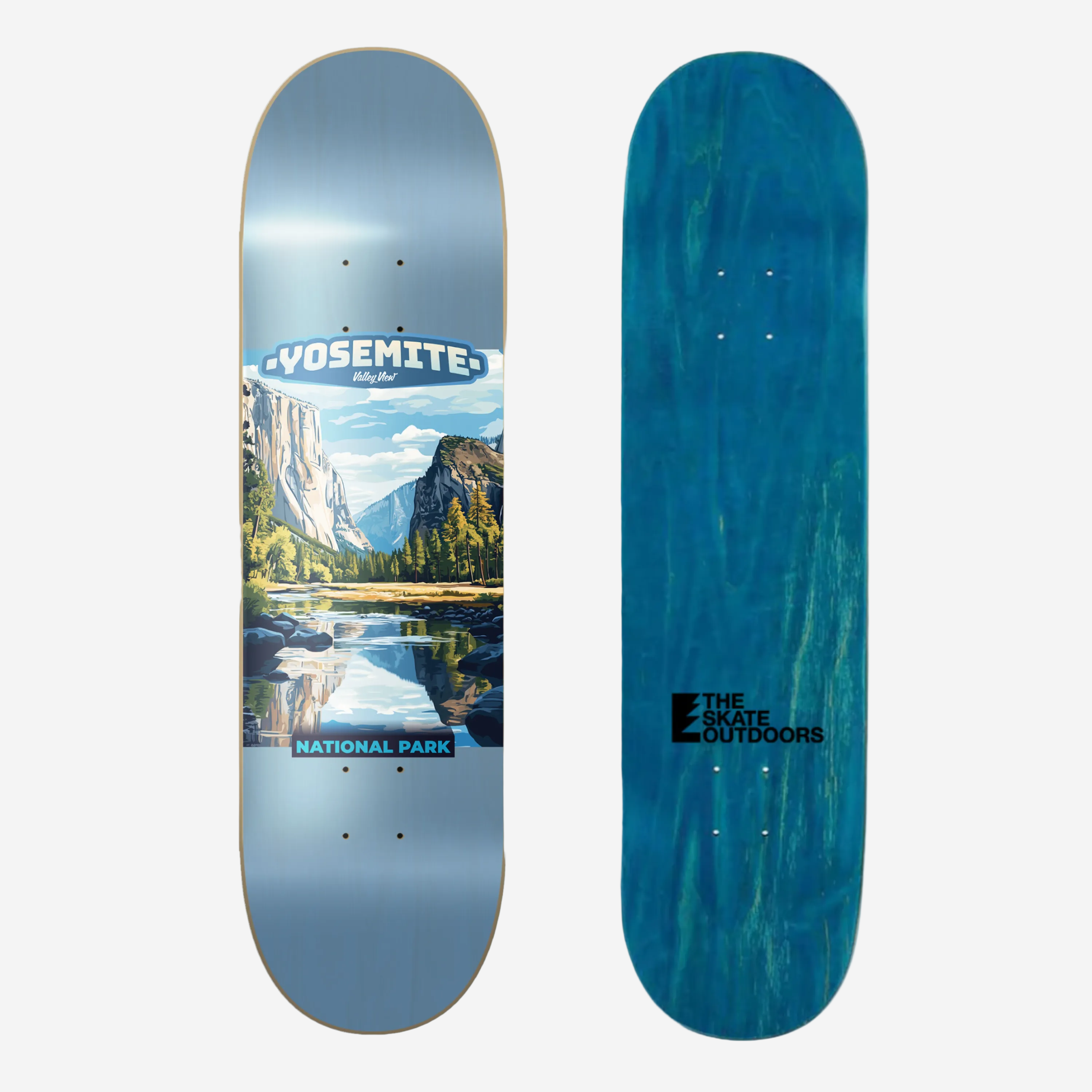 Yosemite Icons | Valley View Skateboard Deck 8.25"