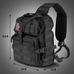 XGear Tactical 14L Range Sling Bag Backpack with Adjustable Strap