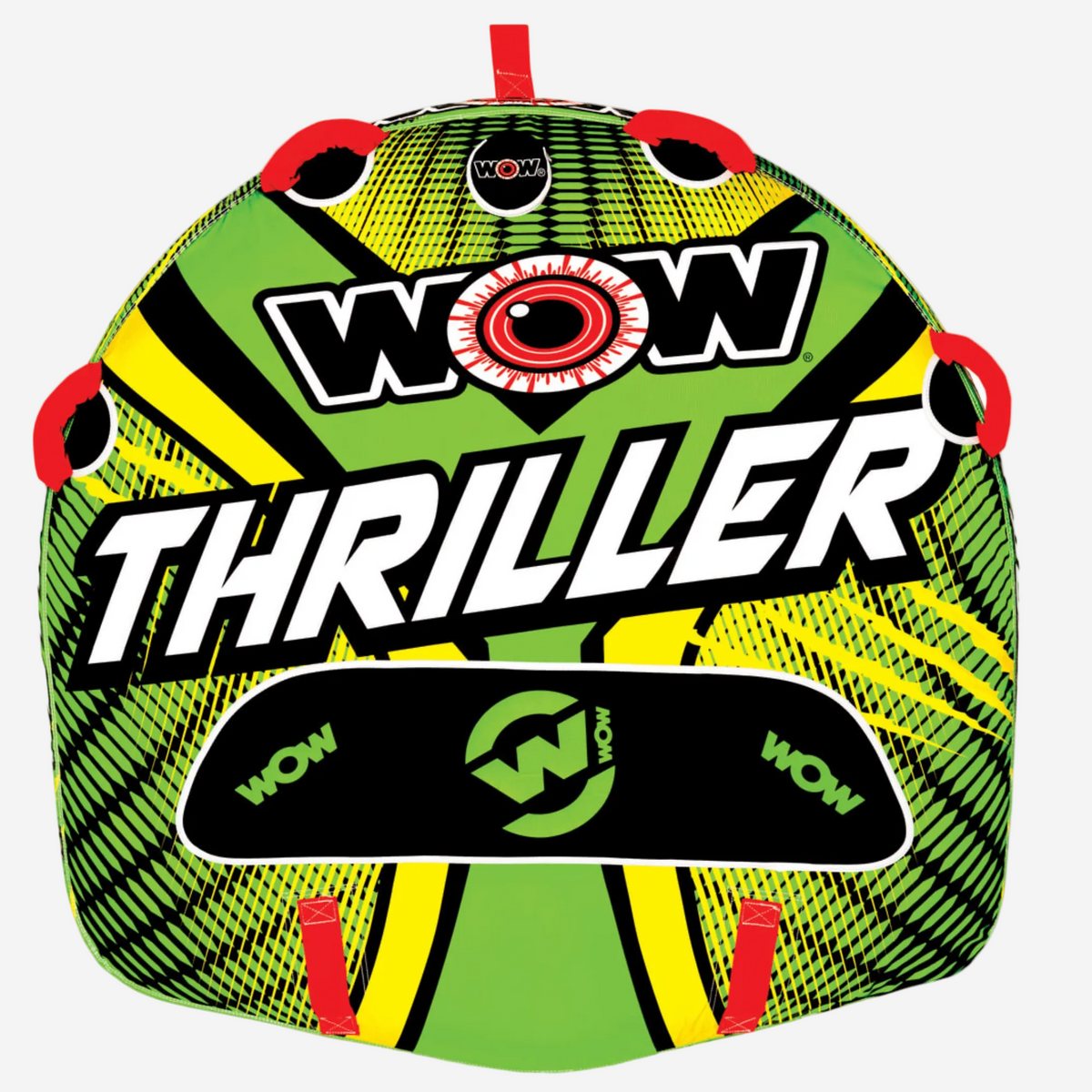 WOW Watersports Big Thriller 1-Person Inflatable Towable Deck Tube