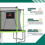 Kids Outdoor Trampoline 14' with Enclosure Net