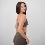 My Time Is Divine Brown Cross-Back Butter Soft Bra