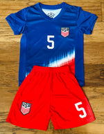 Trinity Rodman USA Kids Soccer Jersey Set | Toddler & Youth Sizing