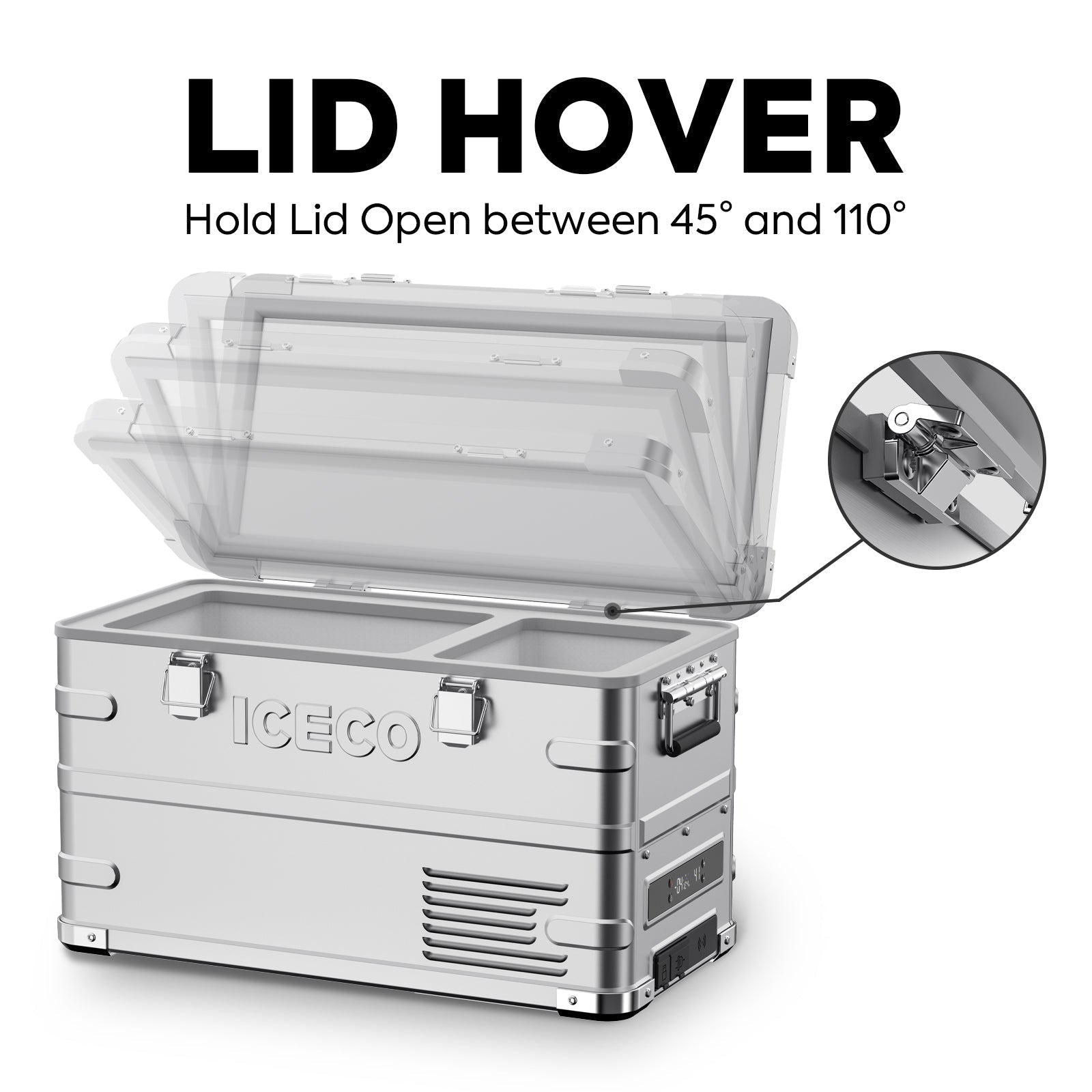 APL35 Dual Zone Aluminum Fridge Refrigerator| ICECO | 35 LT