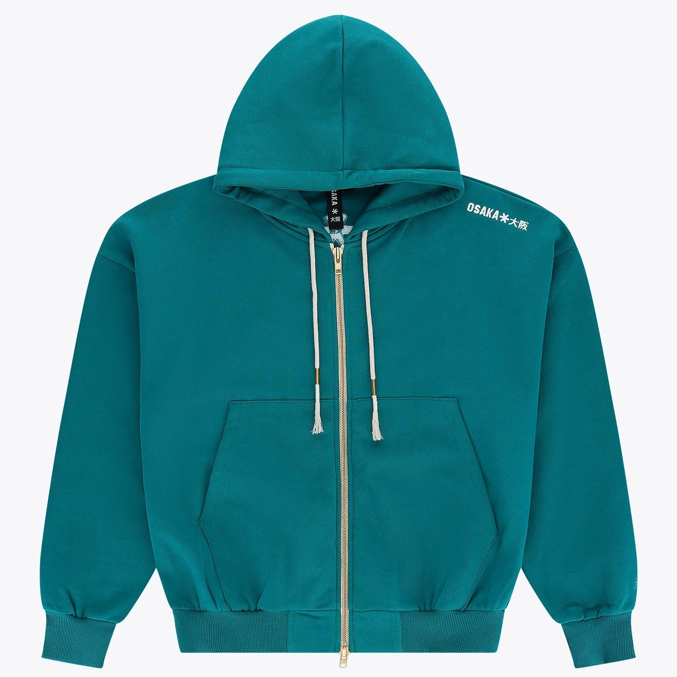 Osaka Men Full Zip Hoodie | Transformative Teal