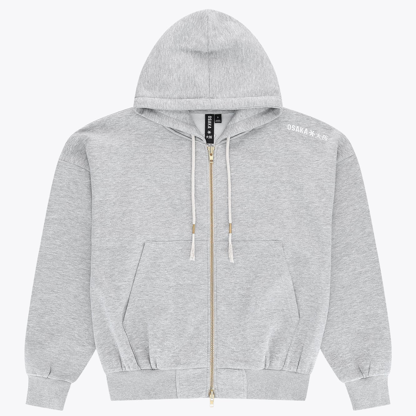 Osaka Men Full Zip Hoodie | Heather Grey