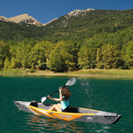 Aqua Marina TOMAHAWK AIR-K 12'4" Inflatable High Pressure Speed Kayak / Canoe